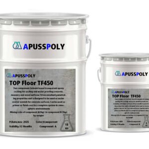 أساس برايمر بمذيب أرضيات TOP Floor TF450 توب فلور TF450 هو طلاء ايبوكسي شفاف يحتوي مذيبات خاصة. و هو  من مركبين يستخدم في اغلاق مسام وعزل الاسطح الاسمنتية و الخرسانية و الخشبية.