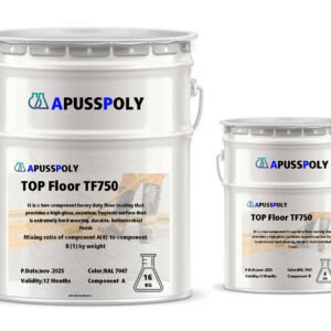 طلاء ايبوكسي أرضيات TOP Floor TF750 توب فلور TF750 هو طلاء ايبوكسي للارضيات من مركبين وخالي من المذيبات. و هو شديد التحمل يعطي بعد التنفيذ سطحا شديد اللمعان وعديم النفاذية للماء.