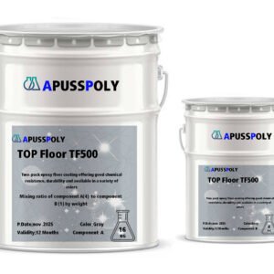 طلاء ايبوكسي ارضيات نصف لماع TOP Floor TF500 توب فلور TF500 هو عبارة عن طلاء حماية نصف لماع من مركبين.  مقاوم للصدمات و الاهتراء للارضيات الخرسانية و المعدنية والاسطح الاسبستية.